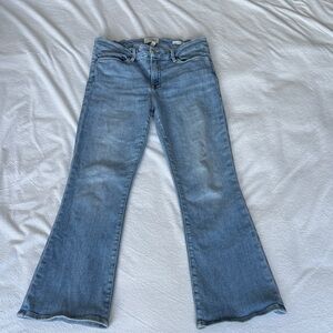 Frame Denim Light Blue Flare Jeans